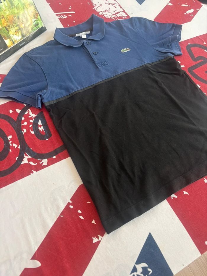 Polo Lacoste taille xs bleu et noir - photo numéro 9