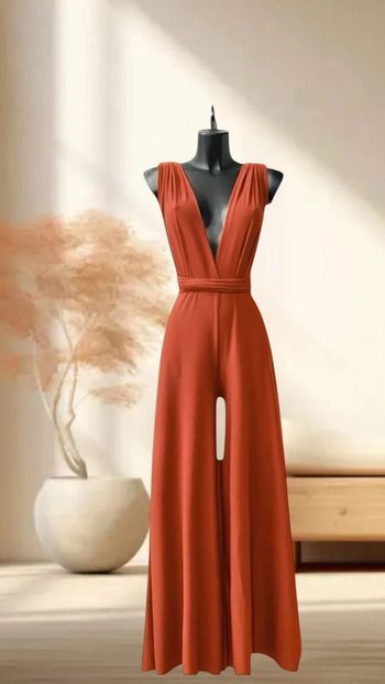 Combi terracota pour l’été dos nu rouille