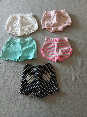 Lot short 6 mois