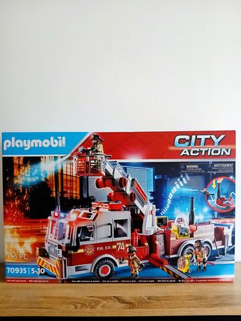 Playmobil 70935 Camion de Pompiers avec echelle