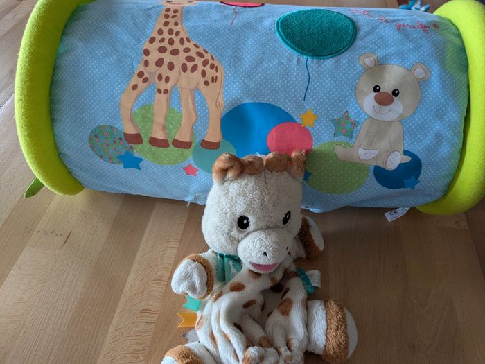 Lot Rouleau Rollin Sophie la girafe et marionnette