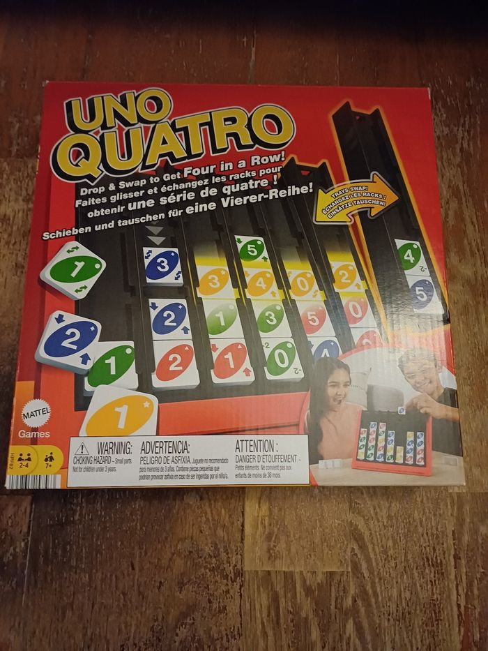 Jeu uno quatro
