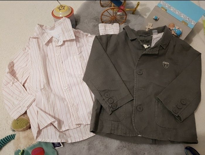 Ensemble veste et chemise Obaïbi 18 mois