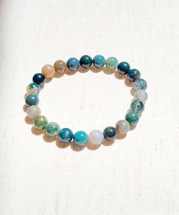 Bracelet en unakite – pierres naturelles