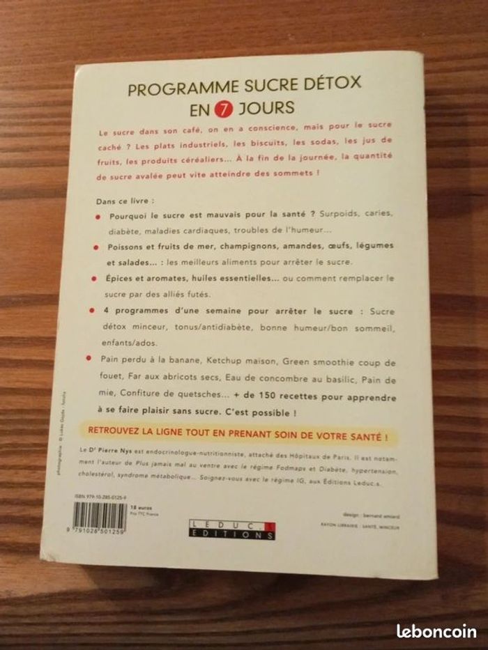 Livre programme sucre détox en 7 jours - photo numéro 2