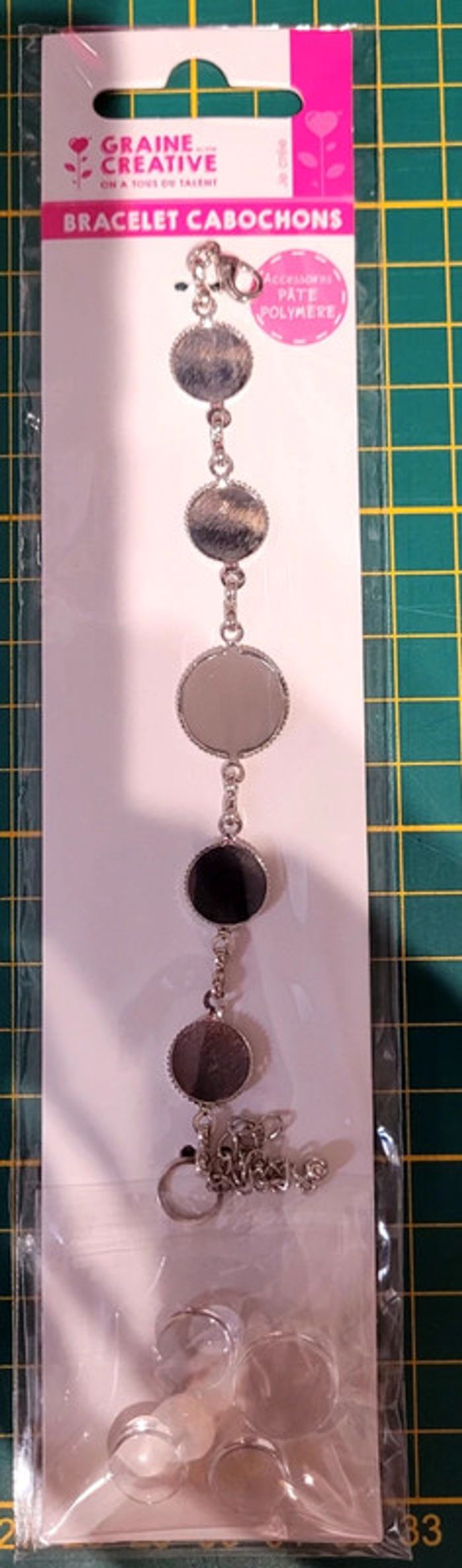 Bracelets cabochons,lot de 10