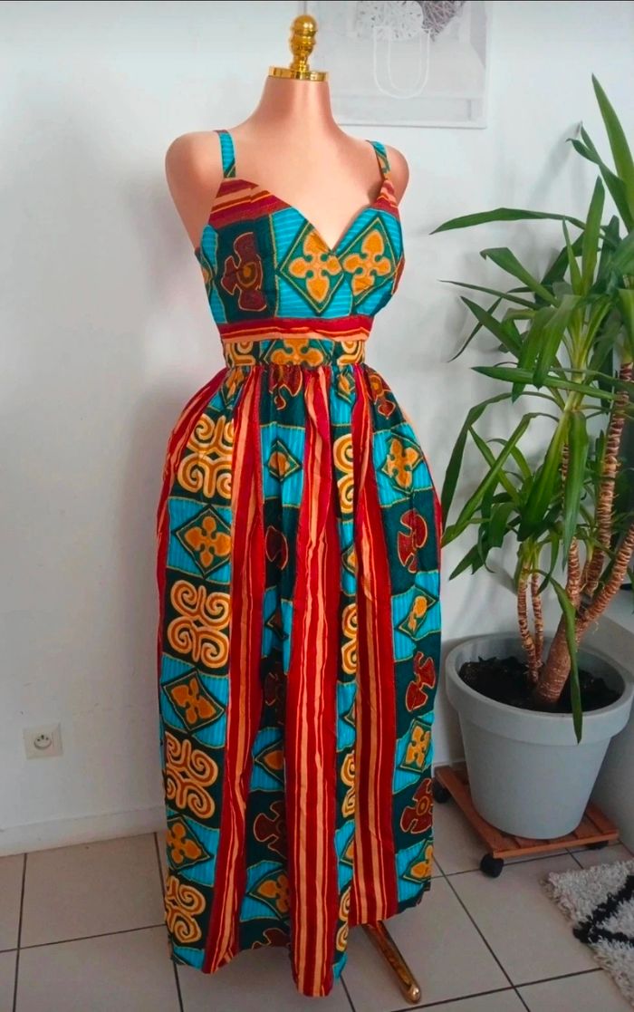 Magnifique Longue Robe d'été Neuve Taille L - photo numéro 9