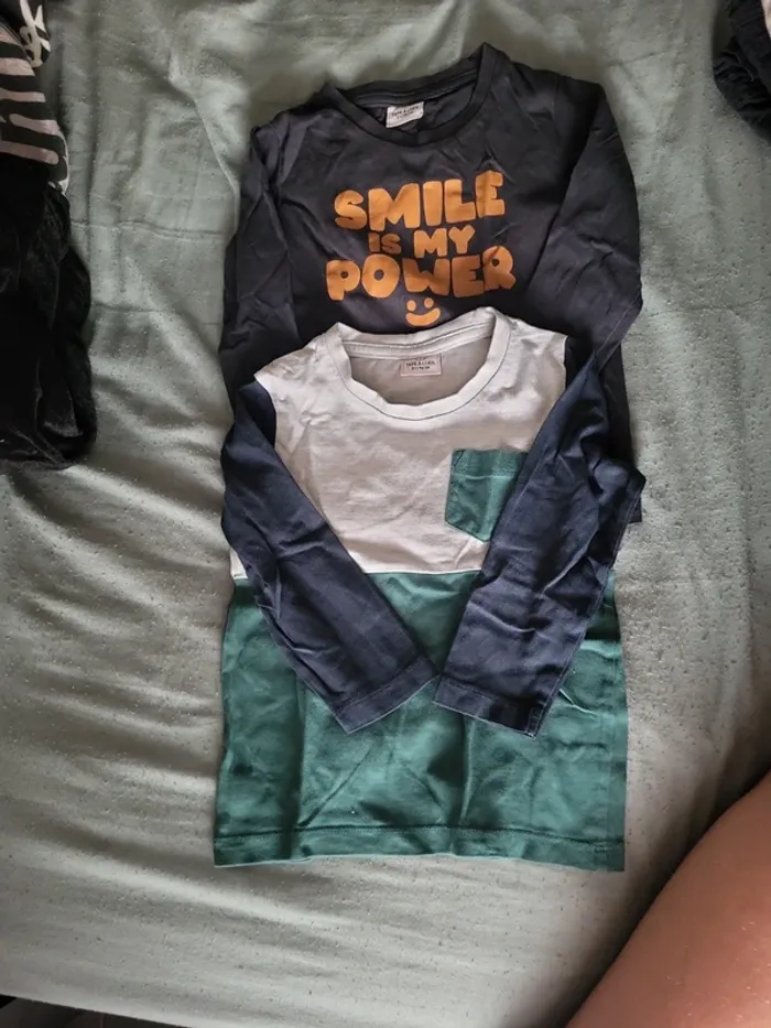 Lot Tee-shirt manche longue