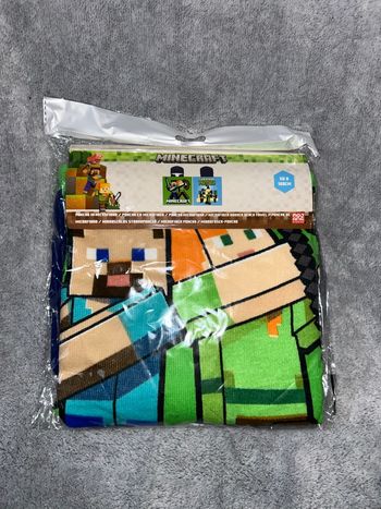 Poncho cape de bain plage Minecraft 