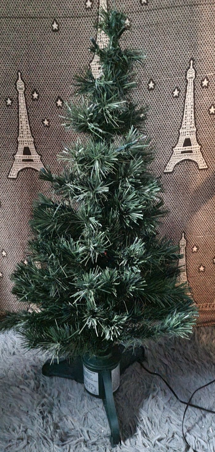 Sapin fibre optique vert 80cm 🎄 - photo numéro 2