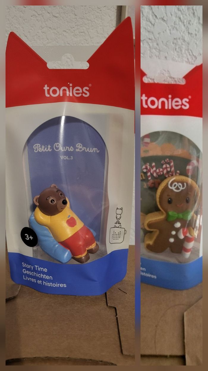 Lot tonies  pain d'épice + petit ours