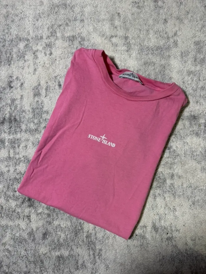 T shirt Stone island Rose taille S - photo numéro 8