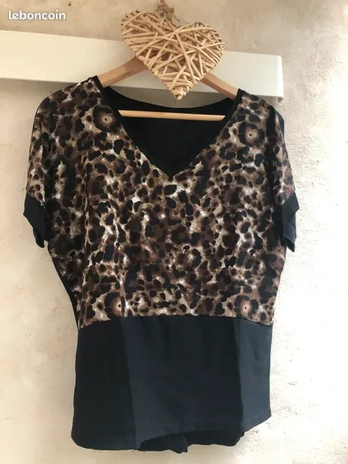 Tee shirt léopard Kiabi S