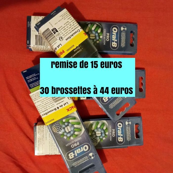 Lot 5 packs oral b brossettes