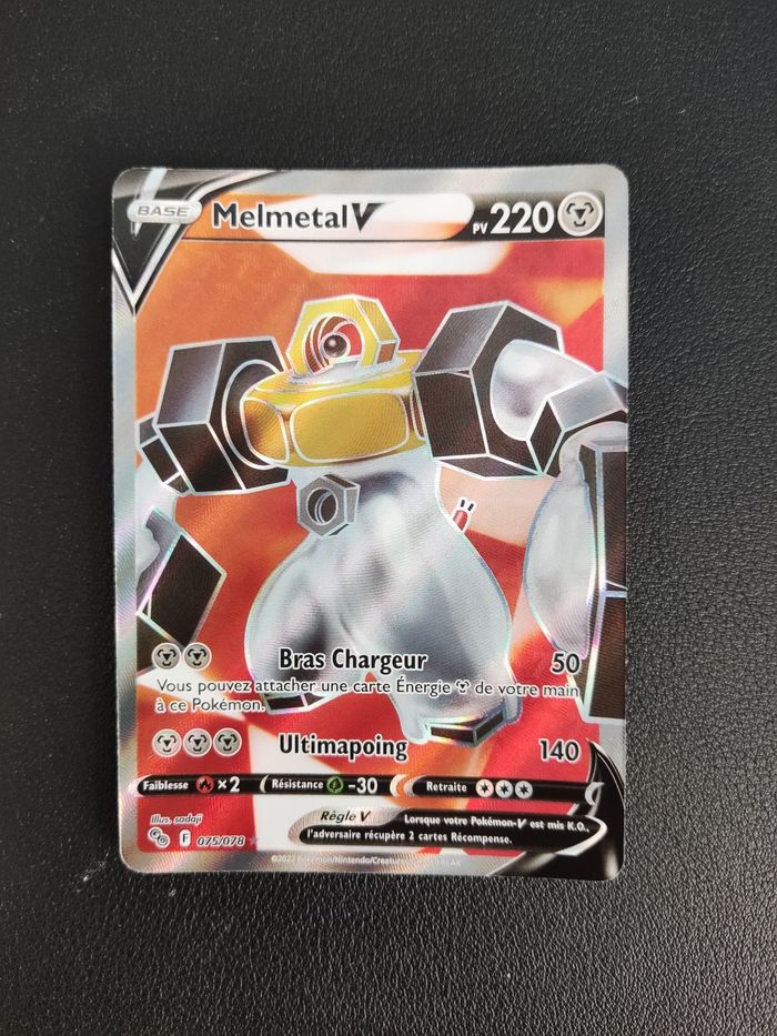 Carte Pokémon Melmetal V 75/78 Pokémon Go