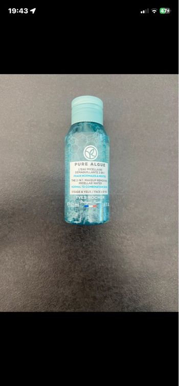 eau micellaire démaquillante 2 en 1 de yves rocher 