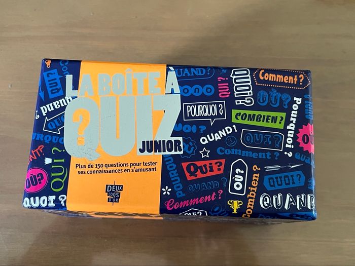 La boîte à quiz Junior Deux coqs d’Or 8 ans - photo numéro 2