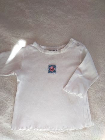 T-shirt manches longues 3 mois