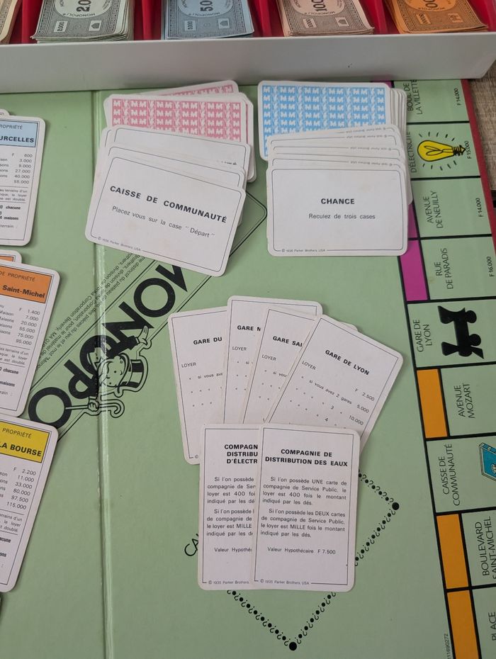 Jeu de société : Monopoly 1985 - photo numéro 3