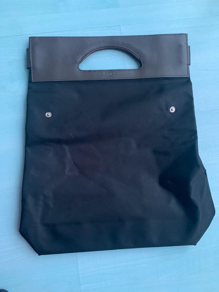 Sac à main pliable lancel noir et marron