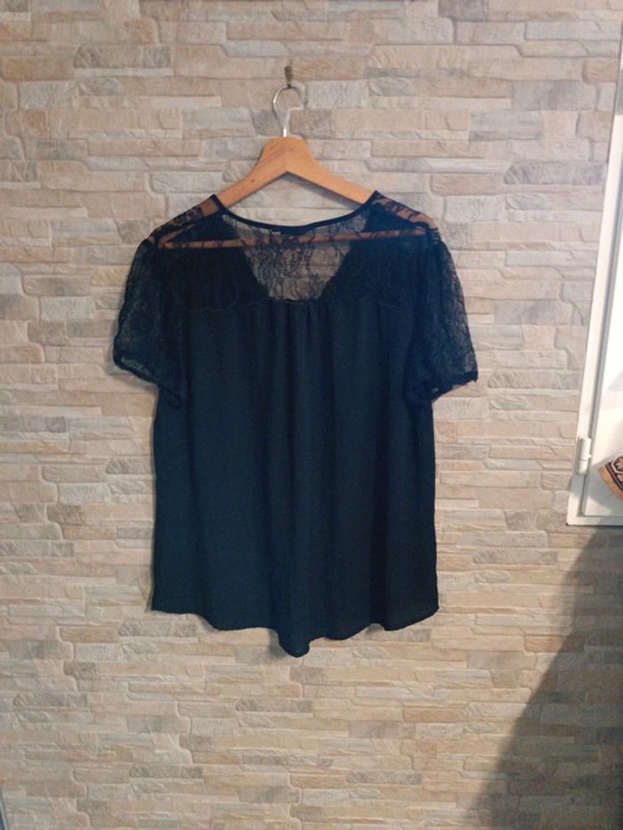 Blouse noire Kiabi XL - photo numéro 2
