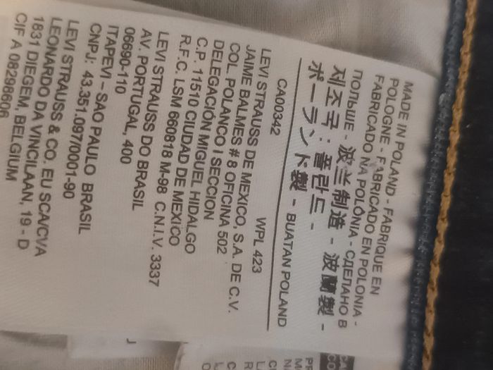 Jean coupe droite véritable Levi's femme taille 26 - photo numéro 5