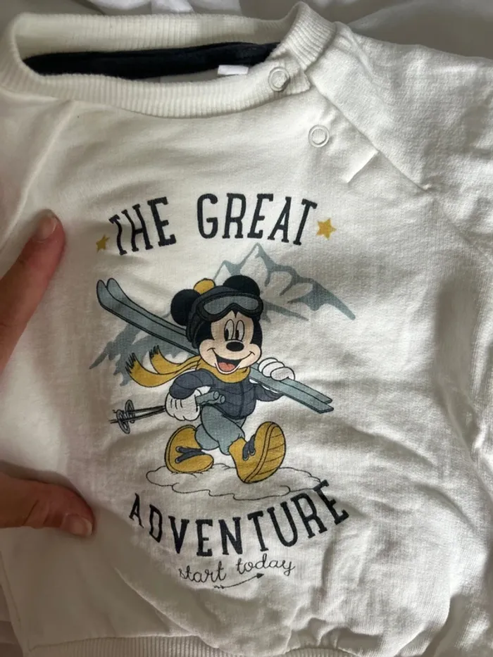 Pull bébé garçon Disney baby 6 mois - photo numéro 2