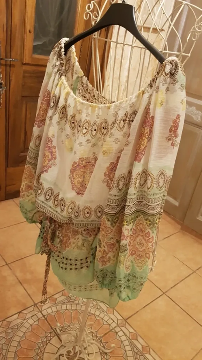 Tunique voile manches longues - photo numéro 4