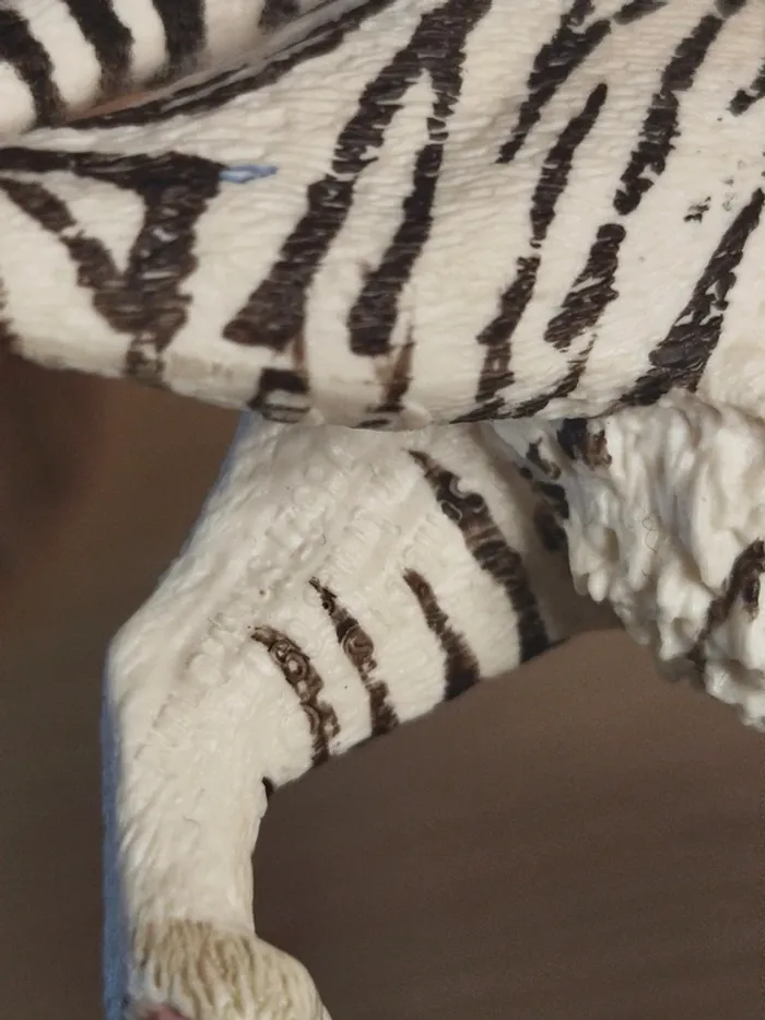 Schleich tigre blanc du Bengale Figurine félin Animal de la savane - photo numéro 3