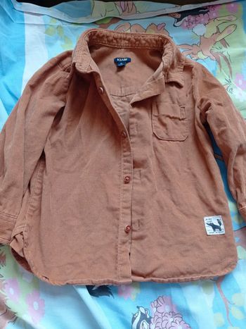 Chemise moutarde 2 ans