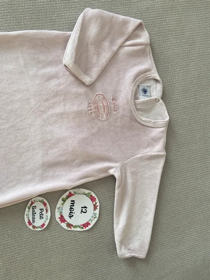 Pyjama petit bateau 12 mois très bon état - photo numéro 2