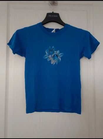 Tee-shirt bleu Mickey disney garçon 6 ans
