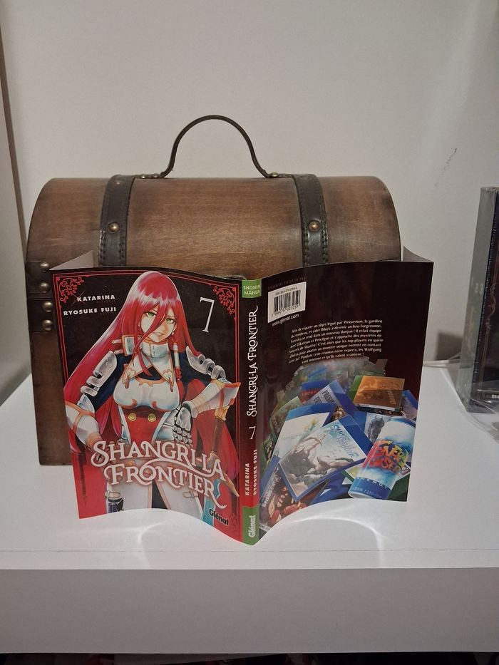 Jaquette manga Shangri La Frontier tome 7 collector jaquette alternative Fnac édition limitée