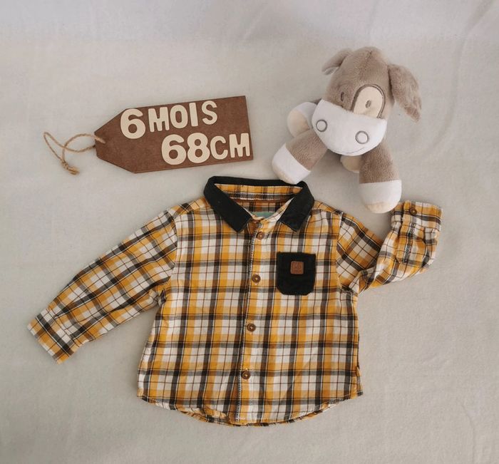 Chemise 👣 obaïbi, 6mois