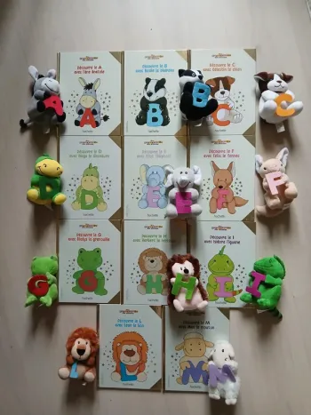 Lot de 11 livres l'abécédaire