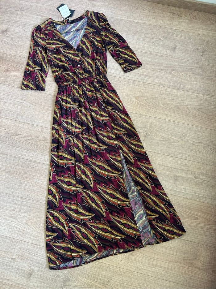 Robe longue imprimée neuve Orfeo taille XS - photo numéro 7