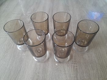 Lot de 6 verres à pied