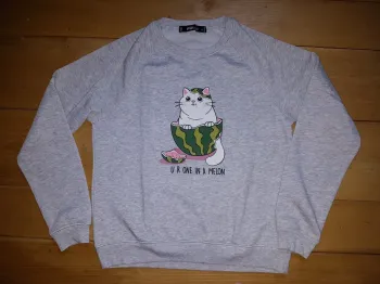 sweat gris S