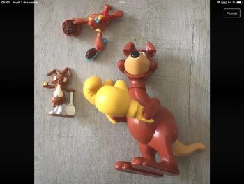Vintage lot 3 figurines nesquik