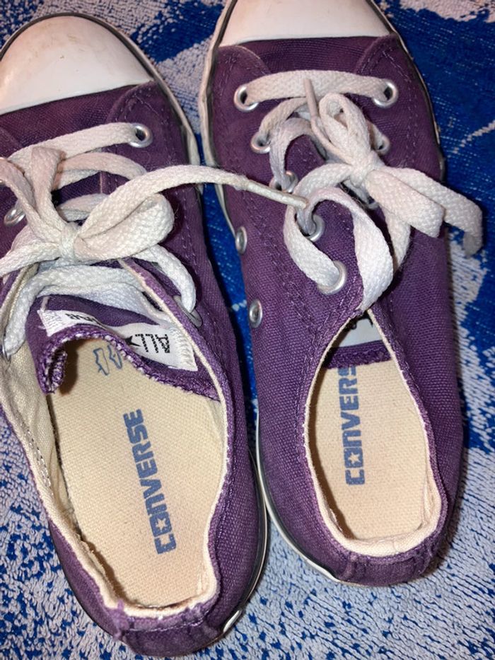 Converse violet P31 - photo numéro 2