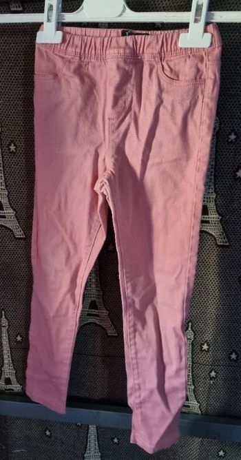 Jeans rose élastique à la taille 7-8ans