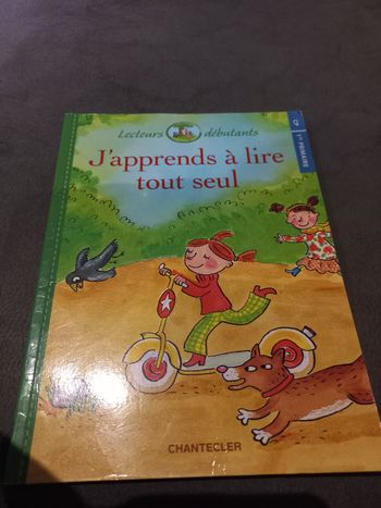 Livre j'apprends à lire tout seul cp 