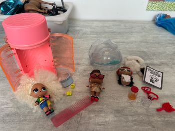 poupées L.O.L surprises lot de 3 avec accessoires