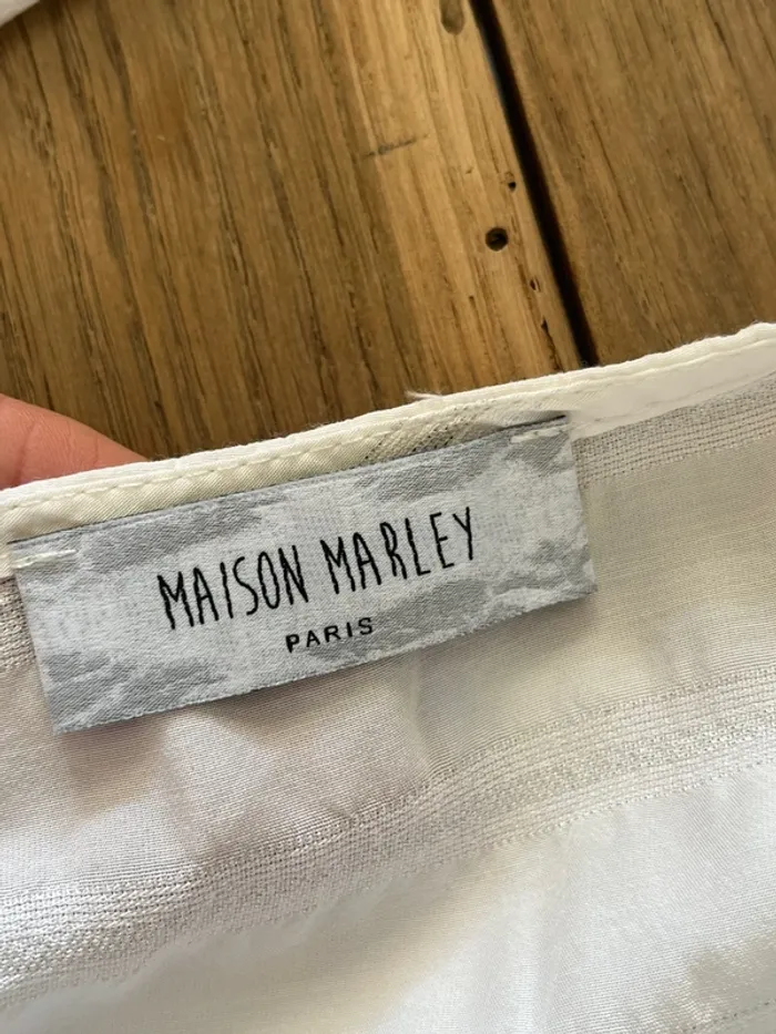 Blouse blanche inscription « amour » Maison Marley - photo numéro 7