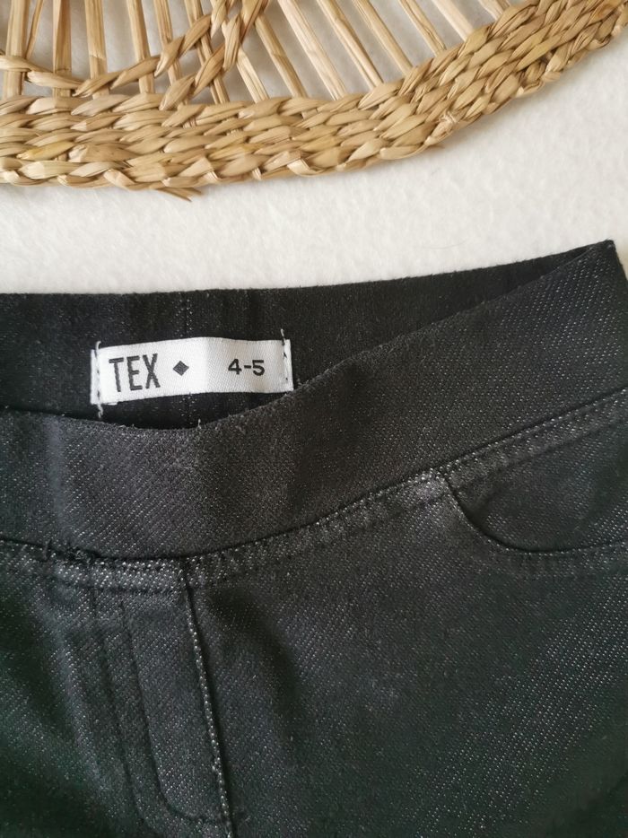 Pantalon jegging noir Tex 4/5 Ans - photo numéro 3