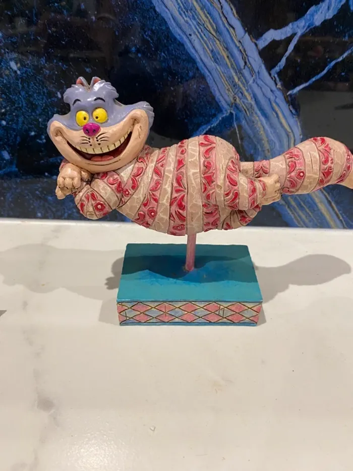Figurine disney traditions chat alice cheschire
