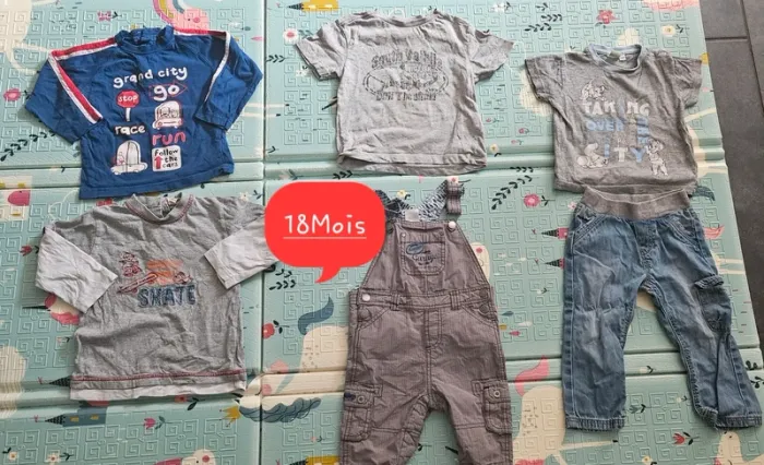 Gros Lot vêtements  (+ De 50 Articles) Bébé Garçon/Mixte + De 50 Articles - photo numéro 3