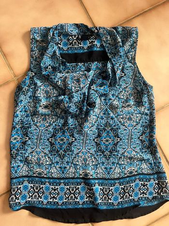 Débardeur fluide bleu soho apparel taille M