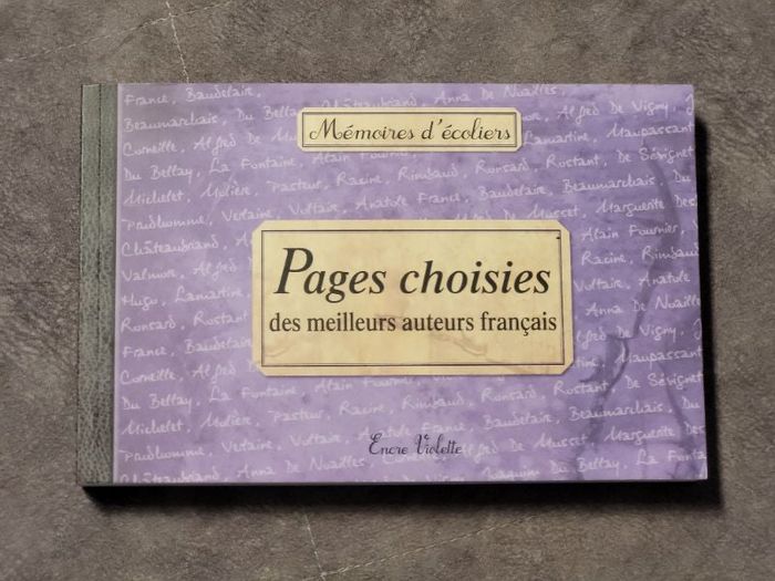 Pages Choisies des Meilleurs Auteurs Français Par Encre Violette