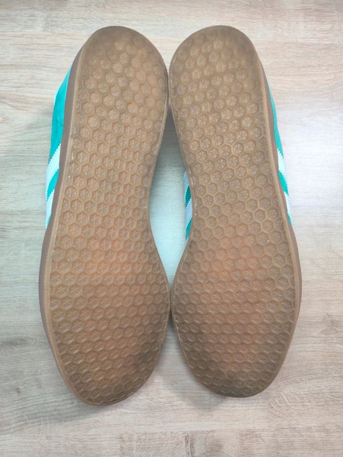 Baskets adidas gazelle court green gum verte et marron pointure 43 très bon état - photo numéro 9